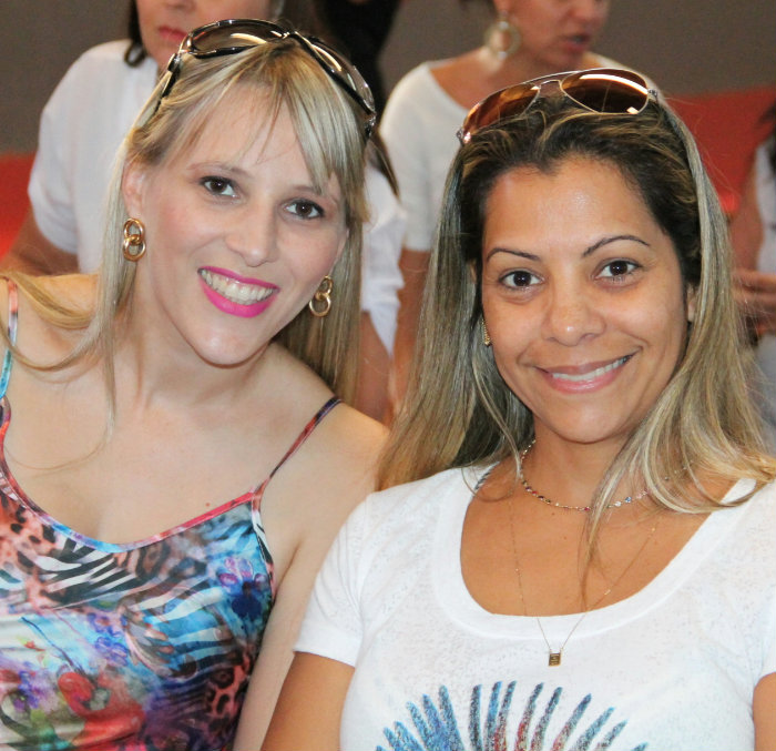 Cerielen Busanello e Tina Pereira 